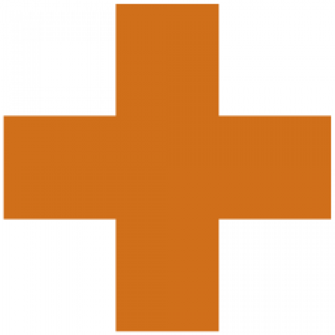 orange cross