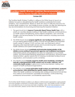 Thumbnail image of Frontline Health Workers Coalition recommendations.